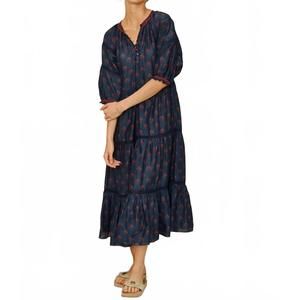 NEW M.A.B.E. lindi maxi dress in indigo